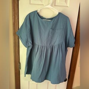 100% cotton peplum tee unbranded